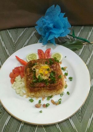 Foto resep Nasi Tim Ayam Telur