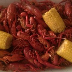 A picture of Easy spicy crawfish boil.