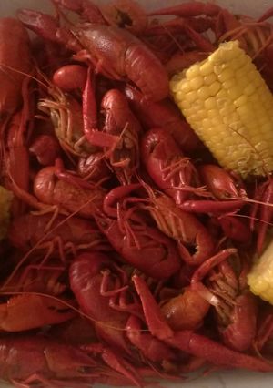 A picture of Easy spicy crawfish boil.