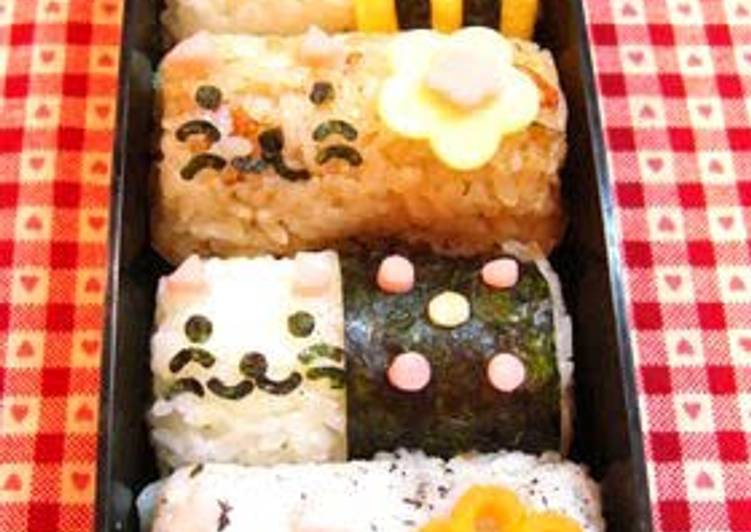 Recipe of Homemade Bento with Barrel Cats