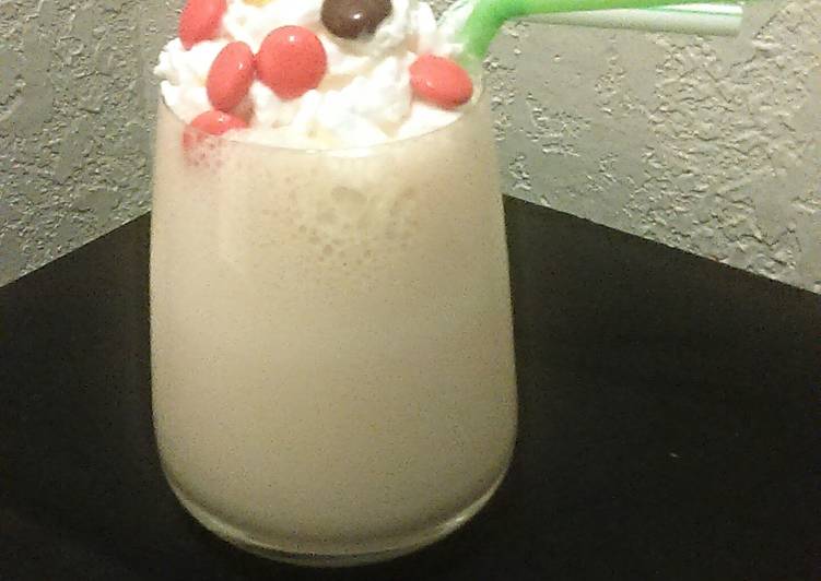 Easiest Way to Prepare Any-night-of-the-week Reese's pieces shake 😋 Cooking Basics for Beginners