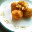 Rice Ball with Spicy Tuna Cheese Melt