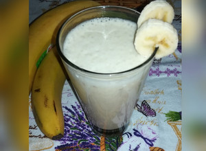 Φωτογραφία της συνταγής Milkshake μπανάνα