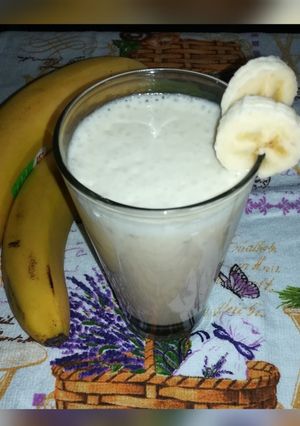 Φωτογραφία της συνταγής Milkshake μπανάνα