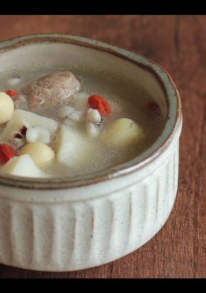 簡單的 四神湯 四臣湯 平補湯品 的食譜成品照片
