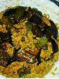 Healthy 100% Eggplant and Chicken Maqluba (Diet Version)