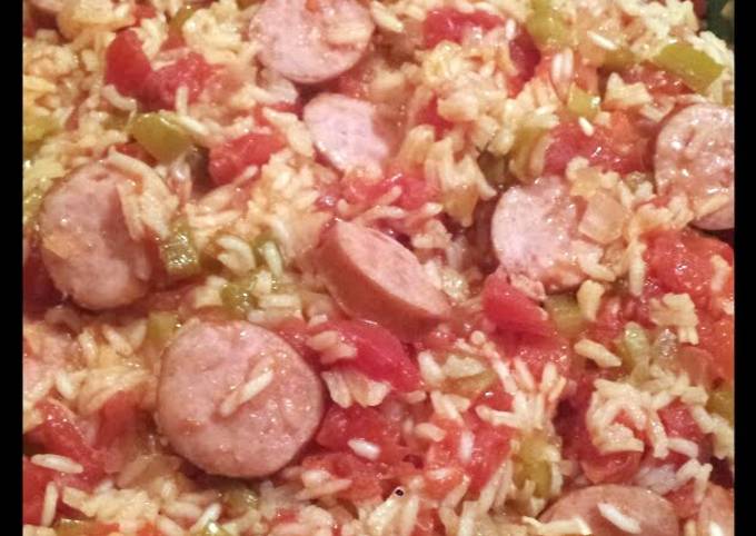 Steps to Prepare Fancy Simple Jambalaya for Lunch Recipe