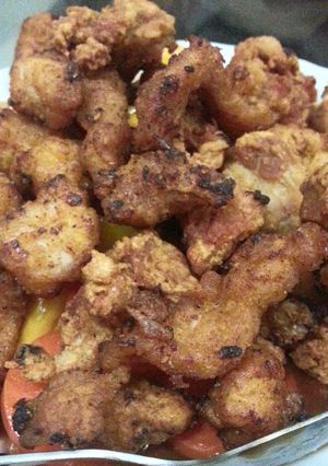 A picture of Sweet sour crispy pork.