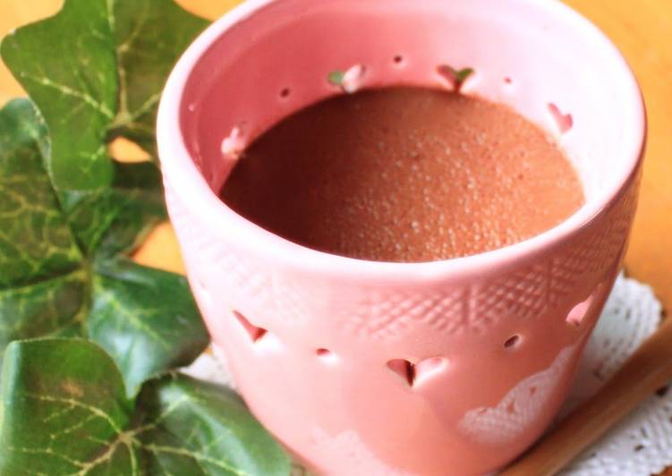 Rich Chocolate Pudding?with a Single Chocolate Bar?
