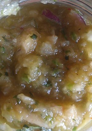 A picture of Pinneapple Jalapeno Salsa.