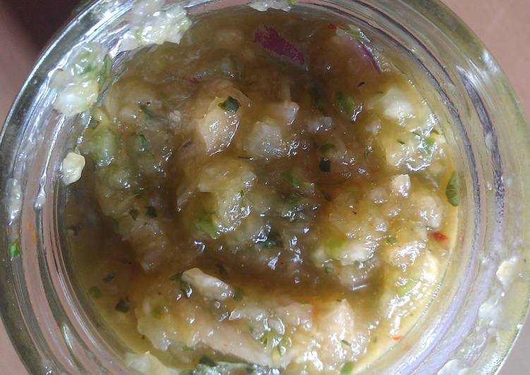 Recipe of Any-night-of-the-week Pinneapple Jalapeno Salsa