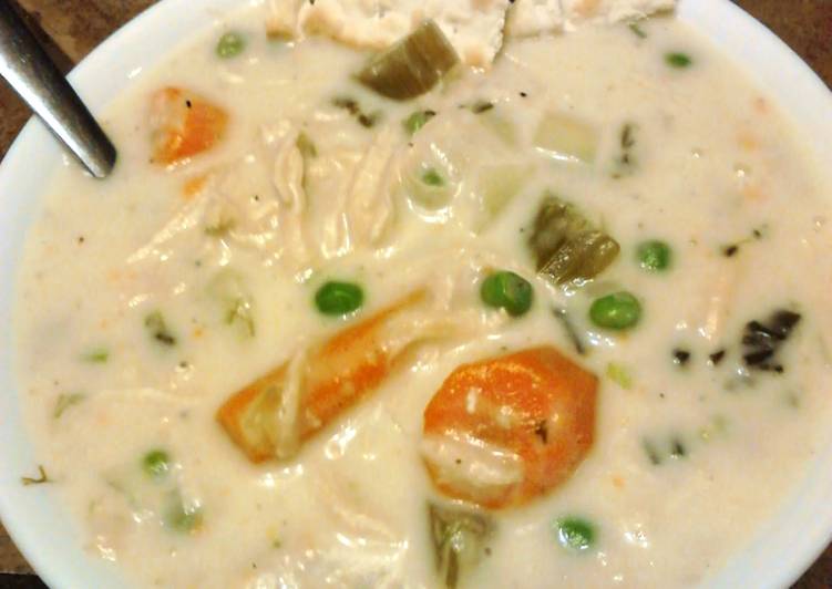 How to Prepare Speedy Chicken &amp; Dumplings with creamy variation FC