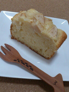 A picture of Apple Pound Cake Made with One Egg.