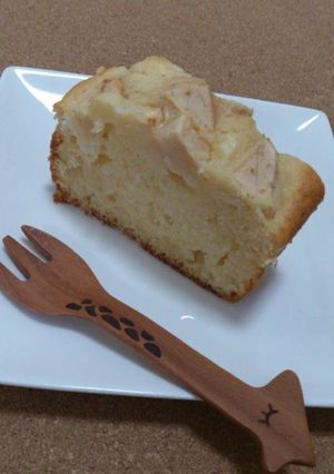 A picture of Apple Pound Cake Made with One Egg.