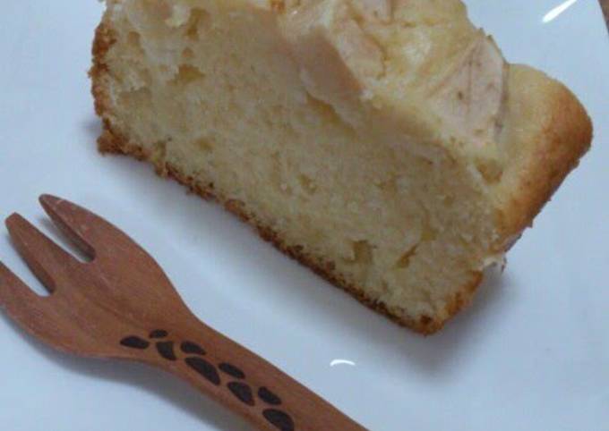 Apple Pound Cake Made with One Egg