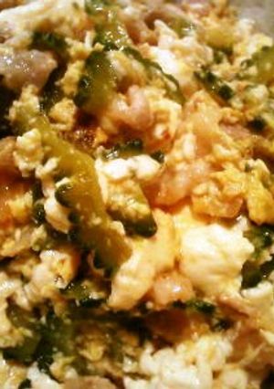 A picture of Kid-Friendly Recipe! Goya (Bitter Melon) Champuru.