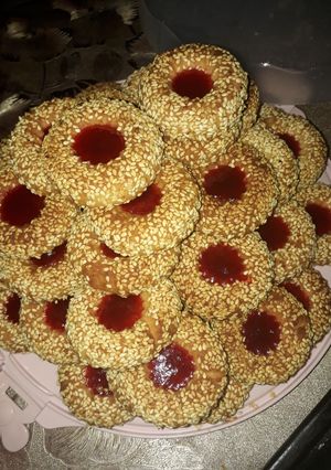 Une photo de Gâteau sec au sésame