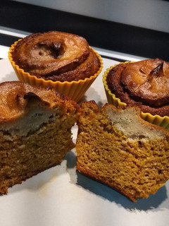 Foto principal de Muffin carrot cake con frosting de anacardos