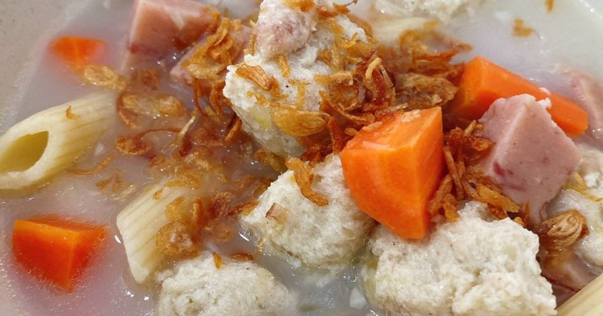 Resep Sop Mutiara Ham Resep Mama Oleh Stephanie Cookpad