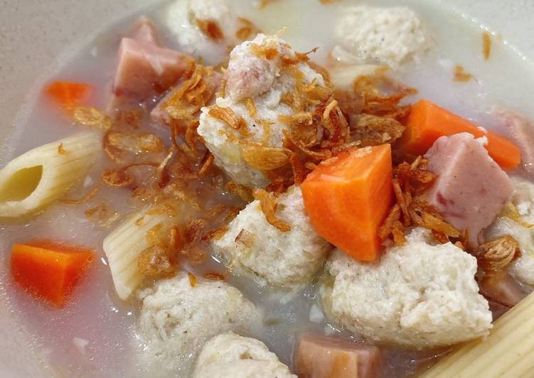 Sop Mutiara + Ham Resep Mama