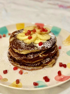 Una foto de Tortitas de plátano