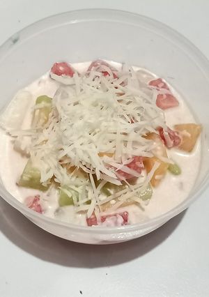 Foto resep Salad Buah Manis Seger ga Asem yg Simple