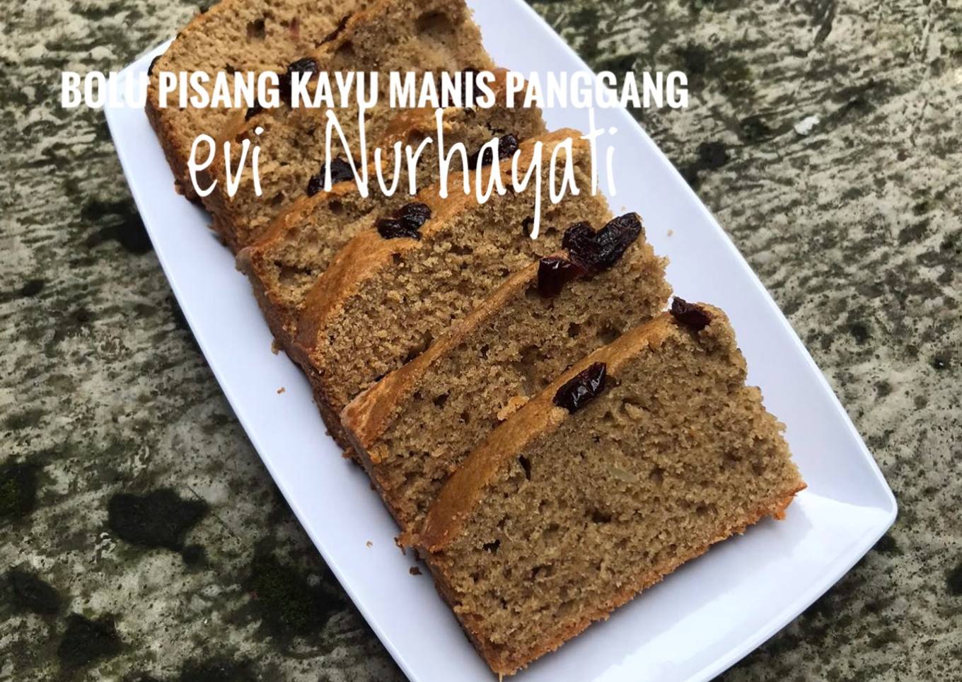 Bolu Pisang Kayu Manis Panggang