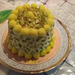 A picture of Rasmalai cake.