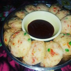 Vegetable idli A picture of Vegetable idli.