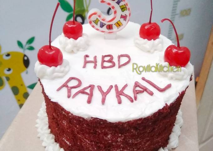 Resep Red velvet rice cooker Anti Gagal