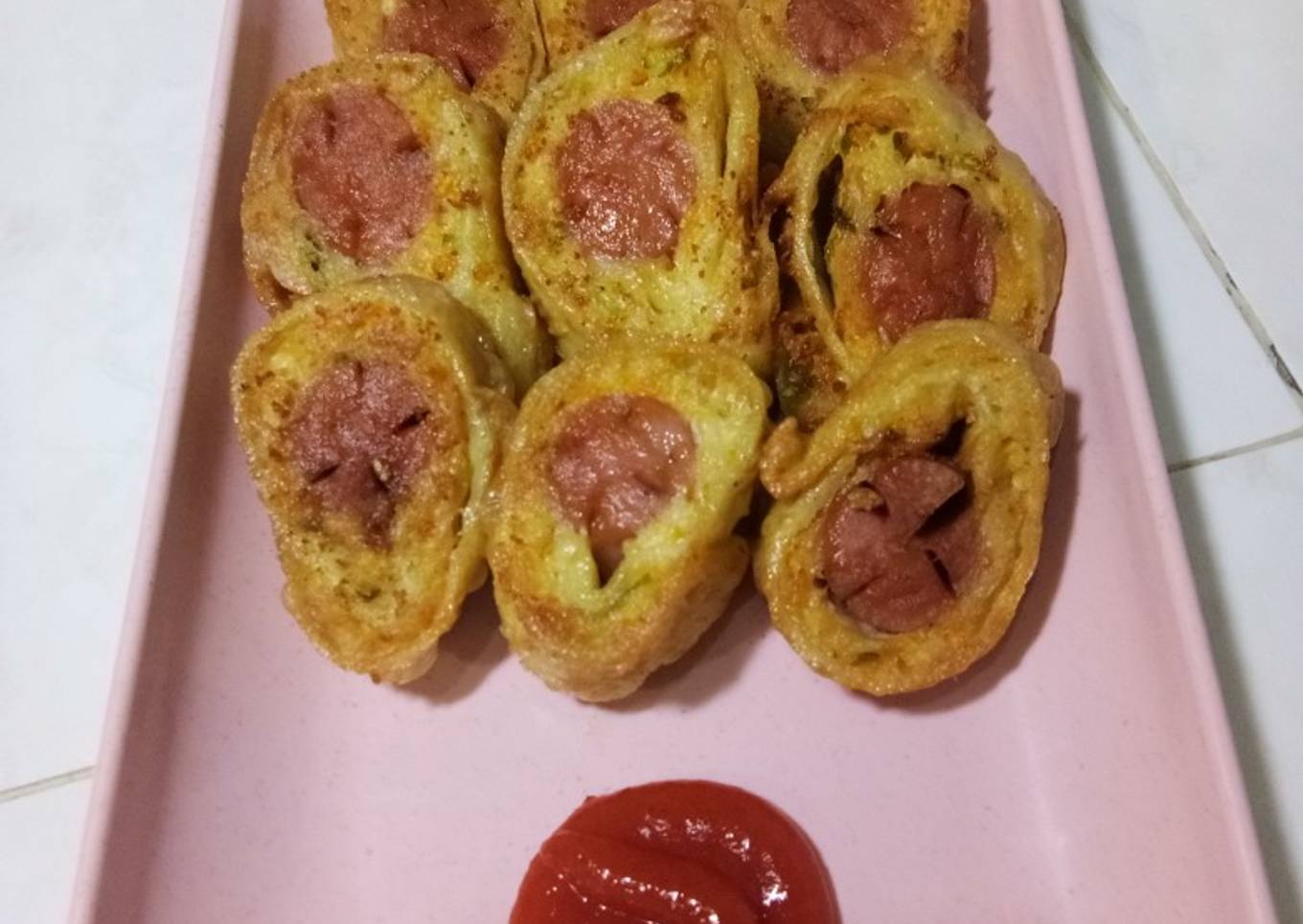 Egg Roll Tahu Sosis