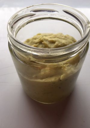 Una foto de Hummus de garbanzos