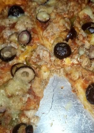 صورة لوصفة بيتزا فراخ