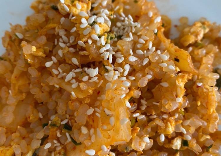 Low calories kimchi Shirataki fried rice