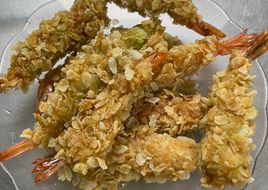 Tôm chiên cốm
