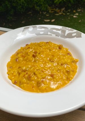 Una foto de Risotto de chorizo (Thermomix)