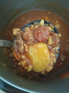 Una foto de Judías con tomate estofadas