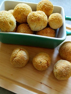 Foto di Polpette di ricotta in friggitrice ad aria