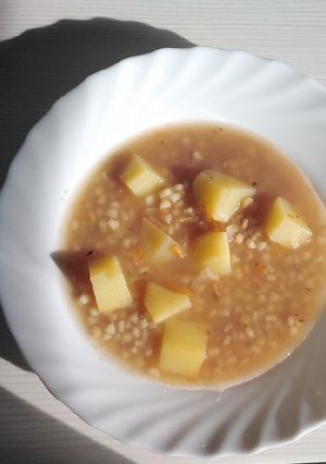 Tarhonya leves recept fotója