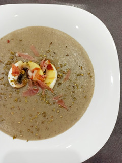 Una foto de Crema de champiñones 🍄 y puerro 🥣 en Robot Mambo Cecotec