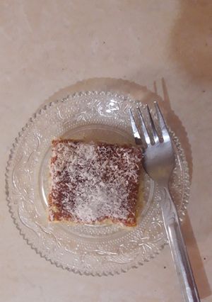 صورة لوصفة بسبوسة جوز الهند