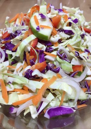 صورة لوصفة سلطة الوان الفرح 😋