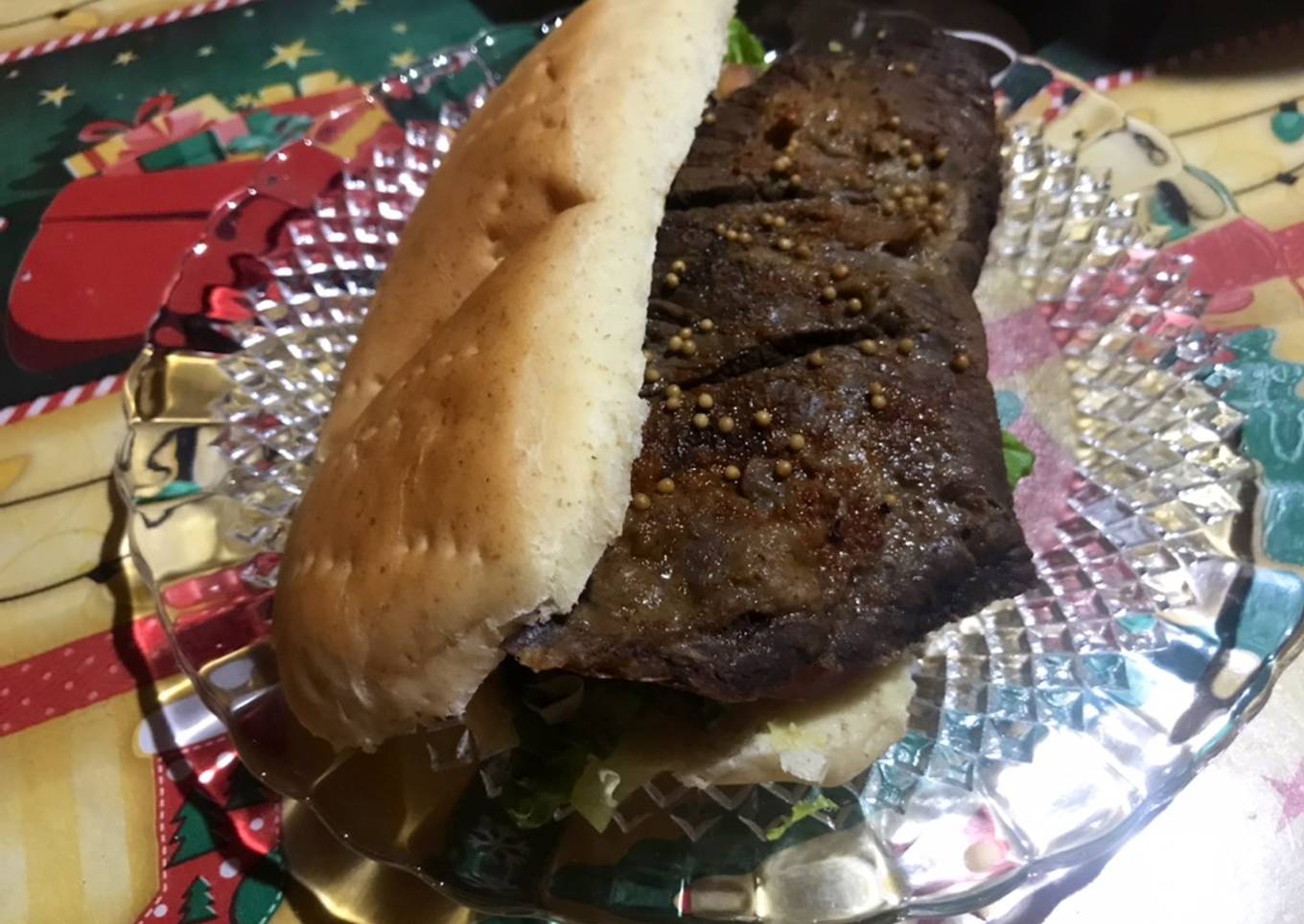 Sándwich de Tapa de asado al horno