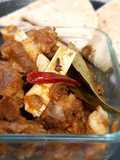 Khada Masala Gosht with chapati