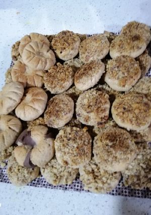 صورة لوصفة كعك بالطحينيه