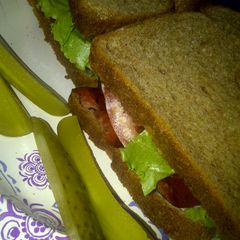 A picture of B.L.T. with a twist.
