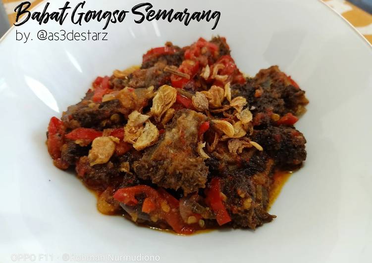 Resep Babat Gongso Semarang Yang Renyah