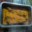 Gulai pedas Ikan asap kepala mayung