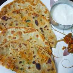 A picture of Mauli Ka paratha.