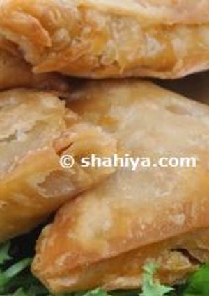 صورة لوصفة طريقة عمل سمبوسة باللحم
